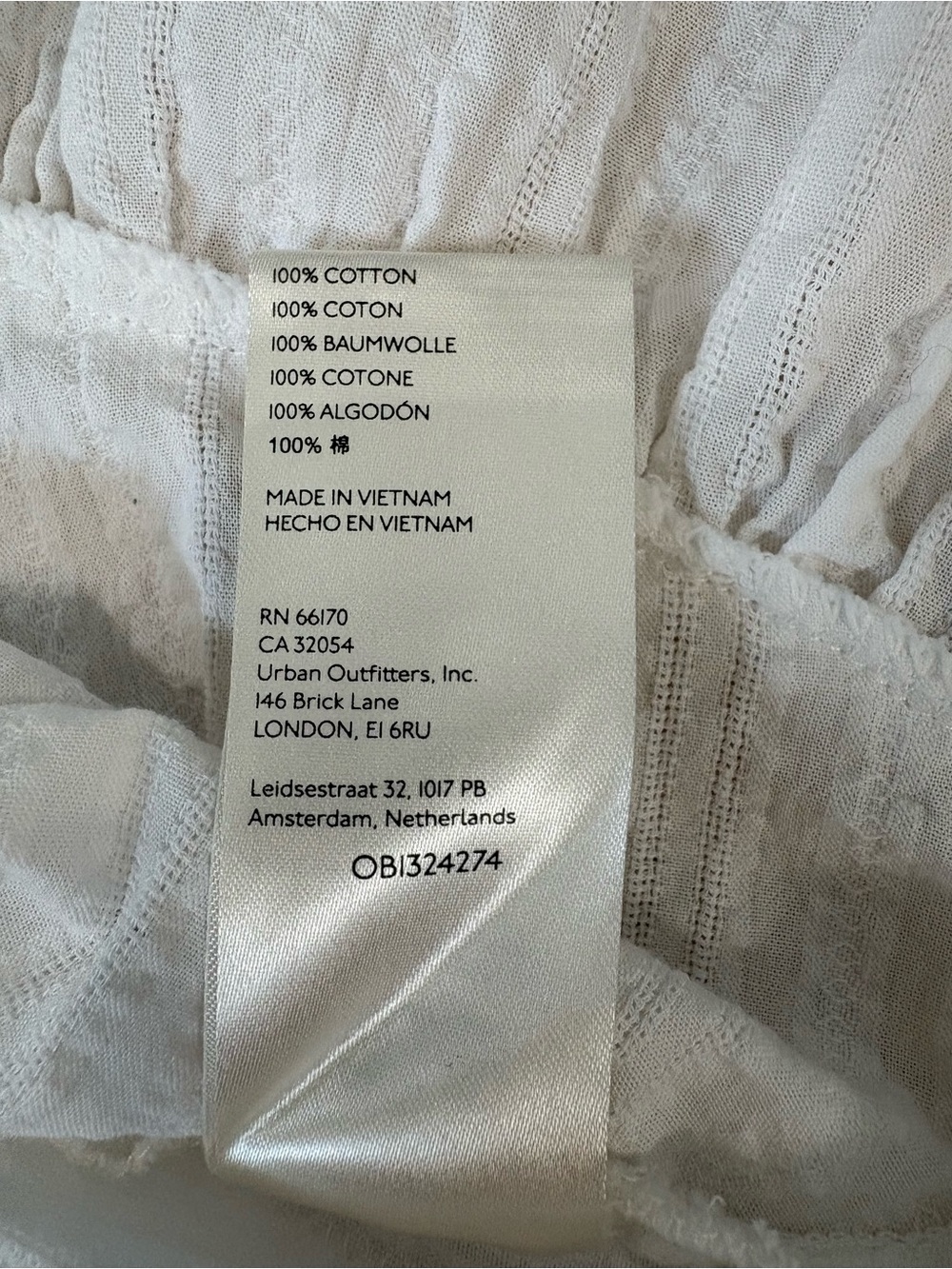 Free People Love Me Truly Tunic XL Optic White Ruffle Cottagecore Boho Mini - Picture 7 of 8